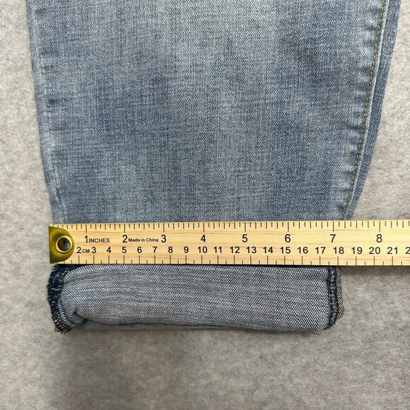 Chaps Jeans WMNS 18W Plus Light Wash Denim Slim Boyfriend Mid Rise Stretchy - Picture 9 of 9